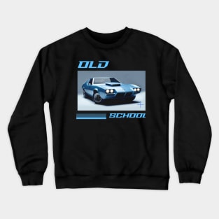 Old School Car Crewneck Sweatshirt